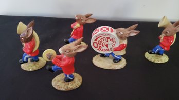 ROYAL DOULTON BUNNY KINS FIGURINES LOT OF 5