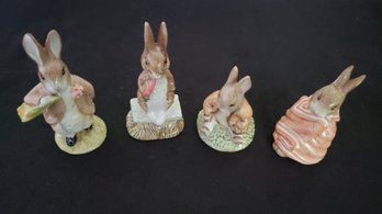 ROYAL ALBERT BUNNIES MIXED LOT OF 4