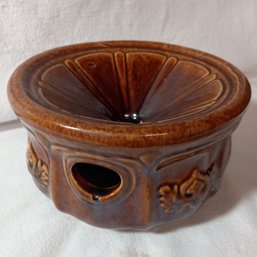 Antique Brown Glaze Spittoon