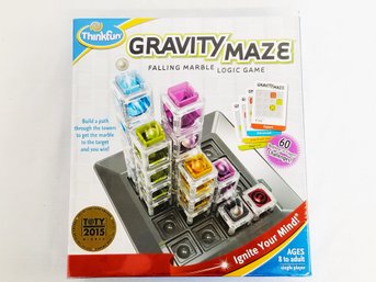 NEW ThinkFun Gravity Maze Falling Marble Logic Game Sealed