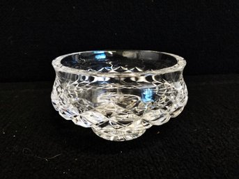 Vintage Beautiful Waterford Lead Crystal 5' Comeragh Footed Bowl  Ireland - Signed