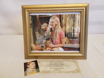 Framed 8x10 Hand-Signed Photograph Of Drew Barrymore 50 First Dates With COA