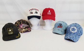 NEW Set Of  Adjustable Baseball Hats: Duck Dynasty, Hartford Autographed Wolfpack  And More!