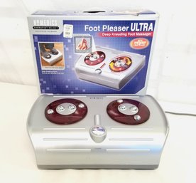 NEW Homedics Foot Pleaser Ultra Deep Kneading Massager W/Infrared Heat