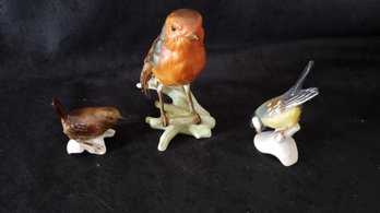 GOEBEL OF GERMANY BIRDS LOT OF 3