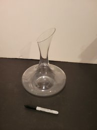 Wine Decanter. Krosno Of Poland No Chips. - - - - - - - - - - - - - - - - - - - - - - - - - --- - - - -Loc:S2