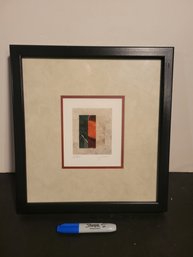 Signed Art. Professionally Matted And Framed.  . - - - - - - - - - - - - - - - - - - - - - - Loc BC SHelf