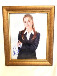 Vintage Lea Thompson 8x10 Framed Autographed Photo