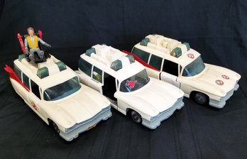 Set Of  Vintage Ghostbusters By Kenner Classic Vehicles -  Incomplete For Parts