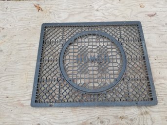 Antique Homer Cast Iron Grate Return Floor Vent Register