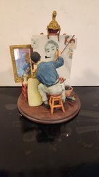 1999 Norman Rockwell Statue