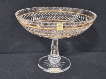 Dramatic Trump Home Mar-A-Lago Footed Rogaska Crystal Centerpiece, 12-Inch 117238 - Never Used!