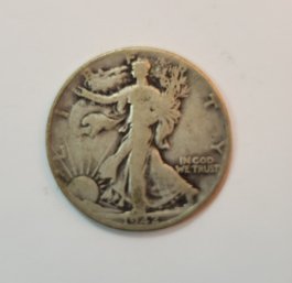 Lot #17 ~ 1942 Silver Walking Liberty Philadelphia 50-Cent Half Dollar Coin