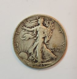 Lot #20 ~ 1943 Silver Walking Liberty Denver 50-Cent Half Dollar Coin