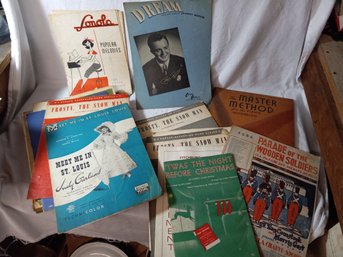 Lot Of Vintage Music Related  Ephemera