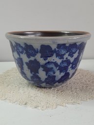 Blue Pottery Bowl Pottery Lot #10