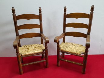 Pair Of Decorative Doll Arm Chairs