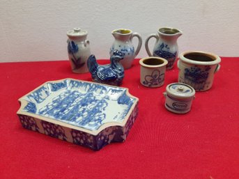 Blue Pottery Miniatures #1