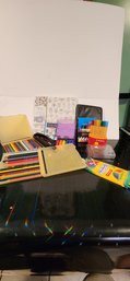 Collection Of New And Used Art And Drawing Supplies