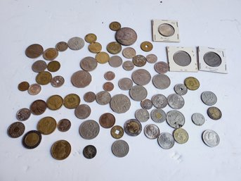 Vintage Foreign Coin Assortment - Indonesia, Italy, Germany, Mexico, New Zealand, Canada & More