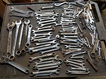 Large Lot Of Mechanic Wrenches - Craftsman, Kawasaki, Kobalt, Master & Many More