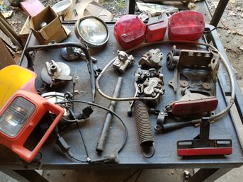 Vintage Motorcycle Parts Lot #1