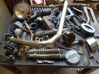 Vintage Motorcycle Parts Lot#2