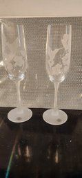 Full Lead Crystal Champagne Flute Glasses