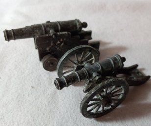 Pair Of Vintage Toy Cannons