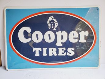 Cooper Tires Metal Tin Wall Garage Man Cave Sign