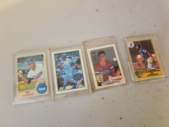 MLB Baseball Cards-1980s Bo Jackson & Steve Avery -  1960s Rod Carew - Ungraded