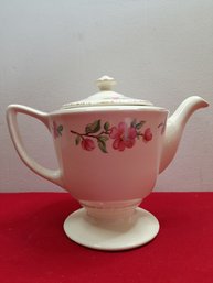 Homer Laughlin Floral Tea Pot