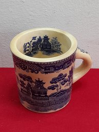 Blue Pottery Mug Pottery Lot #18