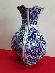 Blue And White Vase #21