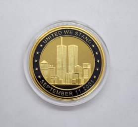 September 11th Commerative Coin In Protective Case