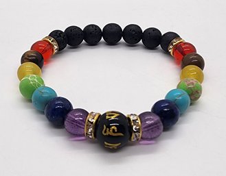 Novelty Chakra Stretch Bracelet