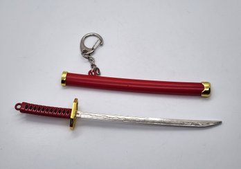 Really Cool Samari Sword In Sheath Keychain