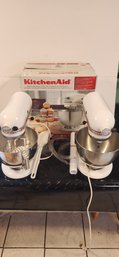 2 Kitchen Aid Mixers With Attachments