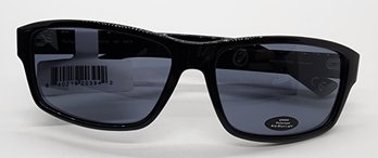 Prive Revaux Black/Grey Rectangular Sunglasses With Magnetic Case