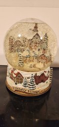 Friendly Village Musical Snow Globe