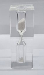 Vintage Lucite Hourglass