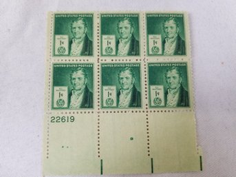 Eli Whitney US Postage Stamps Mint Never Hinged 1940