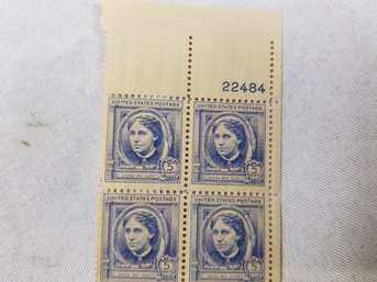 Louisa May Alcott US Postage Stamps Mint Never Hinged 1940