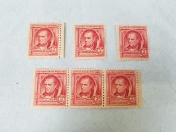 James Fenimore Cooper US Postage Stamps Mint Never Hinged 1939