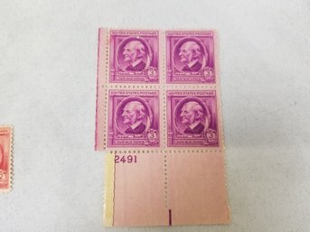 Ralph Waldo Emerson US Postage Stamps Mint Never Hinged 1940