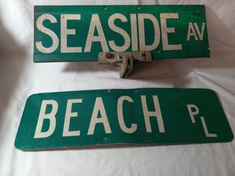 Vintage Metal Street Signs