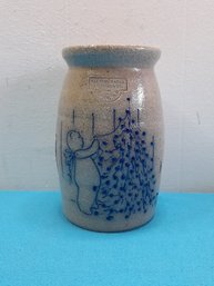 Textured Pottery Crock #30