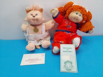 Pair Of Collectible Cabbage Patch Dolls