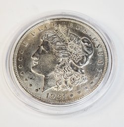 1921-P Morgan Silver Dollar (uNC)