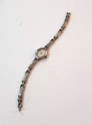 Lot #14 ~ Vintage Studio Time Woman's Silvertone Watch ~ 7.5'